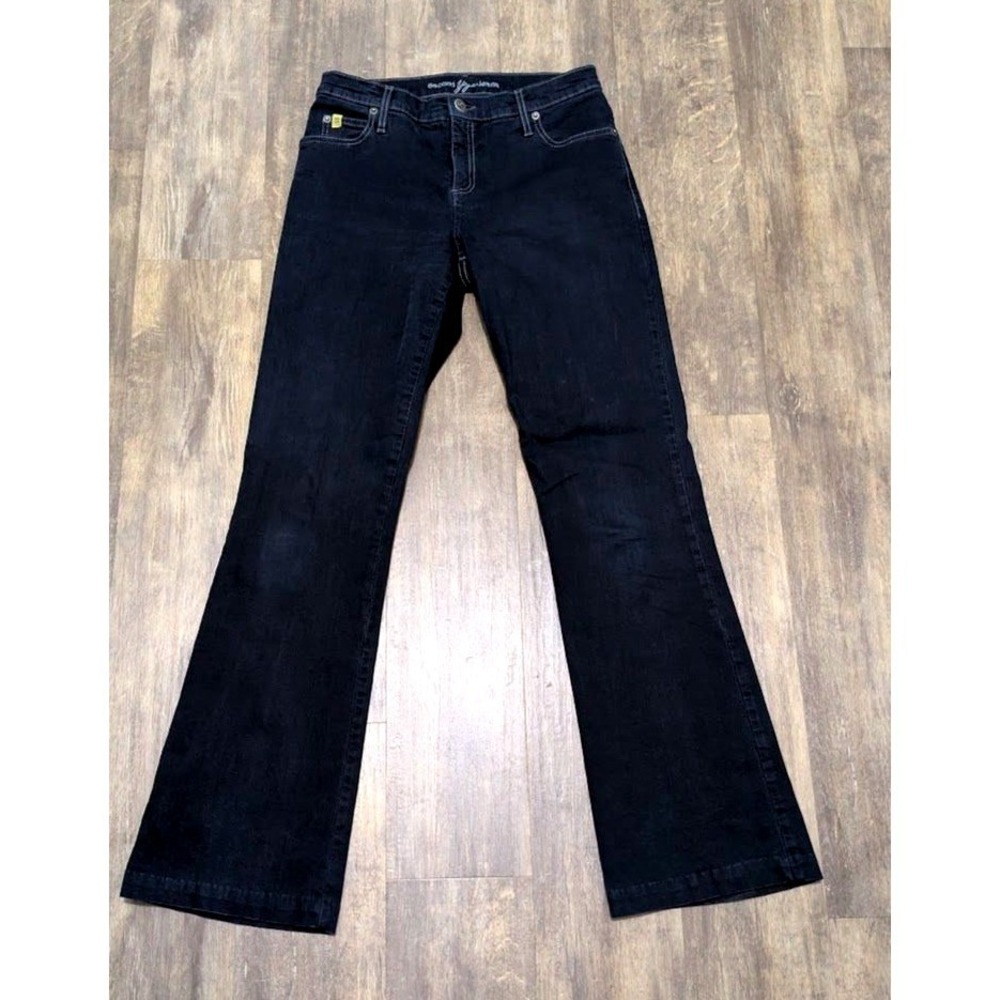 Second Denim Co Yoga Jeans Womens 28 Bootcut Indigo Blue Stretch Made in Canada
